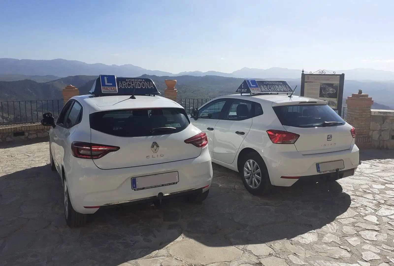 Coche Santuario, vista desde atrás